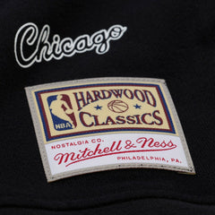 Black Chicago Bulls Women's Hardwood Classics Script Lightweight Sweatshirt | NBA
