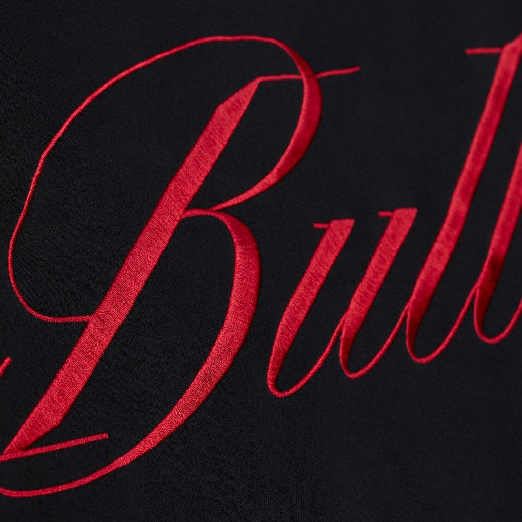 Black Chicago Bulls Women's Hardwood Classics Script Lightweight Sweatshirt | NBA