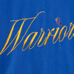 Royal Golden State Warriors Women's Hardwood Classics Script Lightweight Sweatshirt sale | NBA