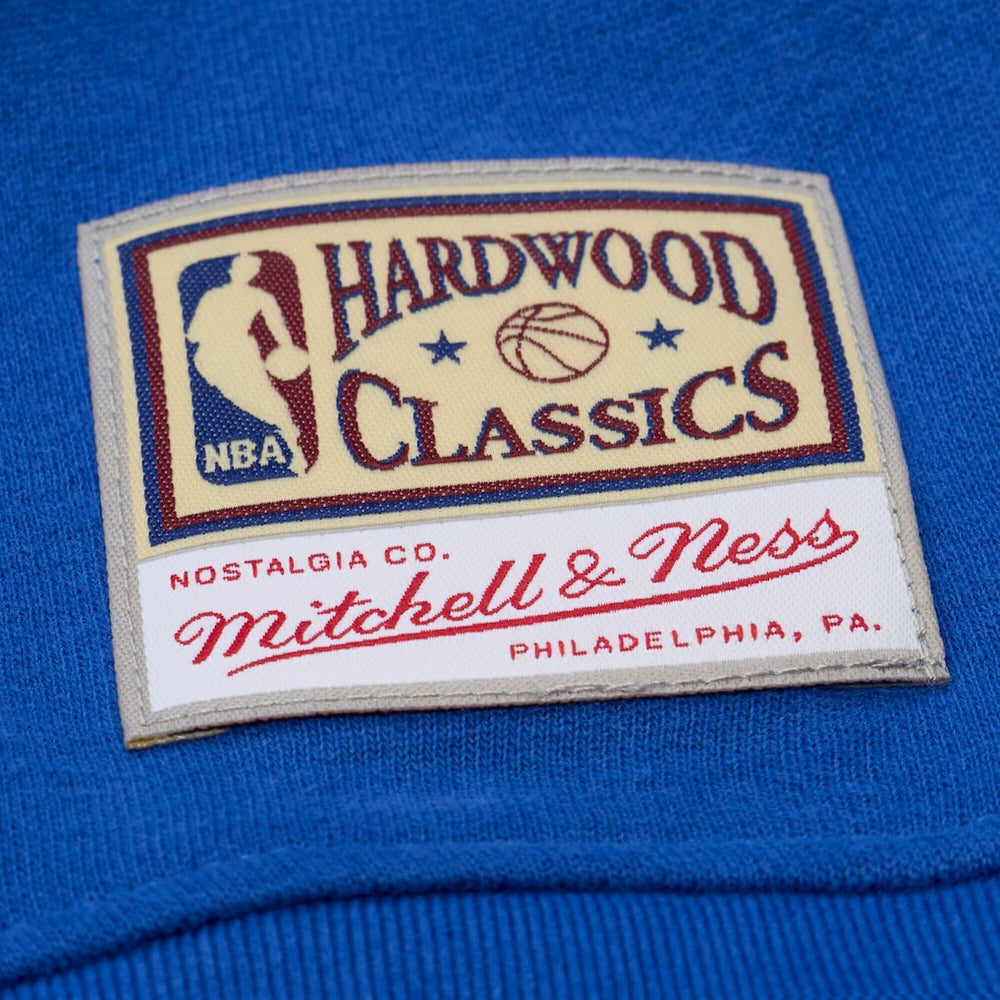Royal Golden State Warriors Women's Hardwood Classics Script Lightweight Sweatshirt sale | NBA