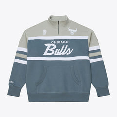 Blue Chicago Bulls Thunderstorm Head Coach Quarter-Zip Jacket | NBA