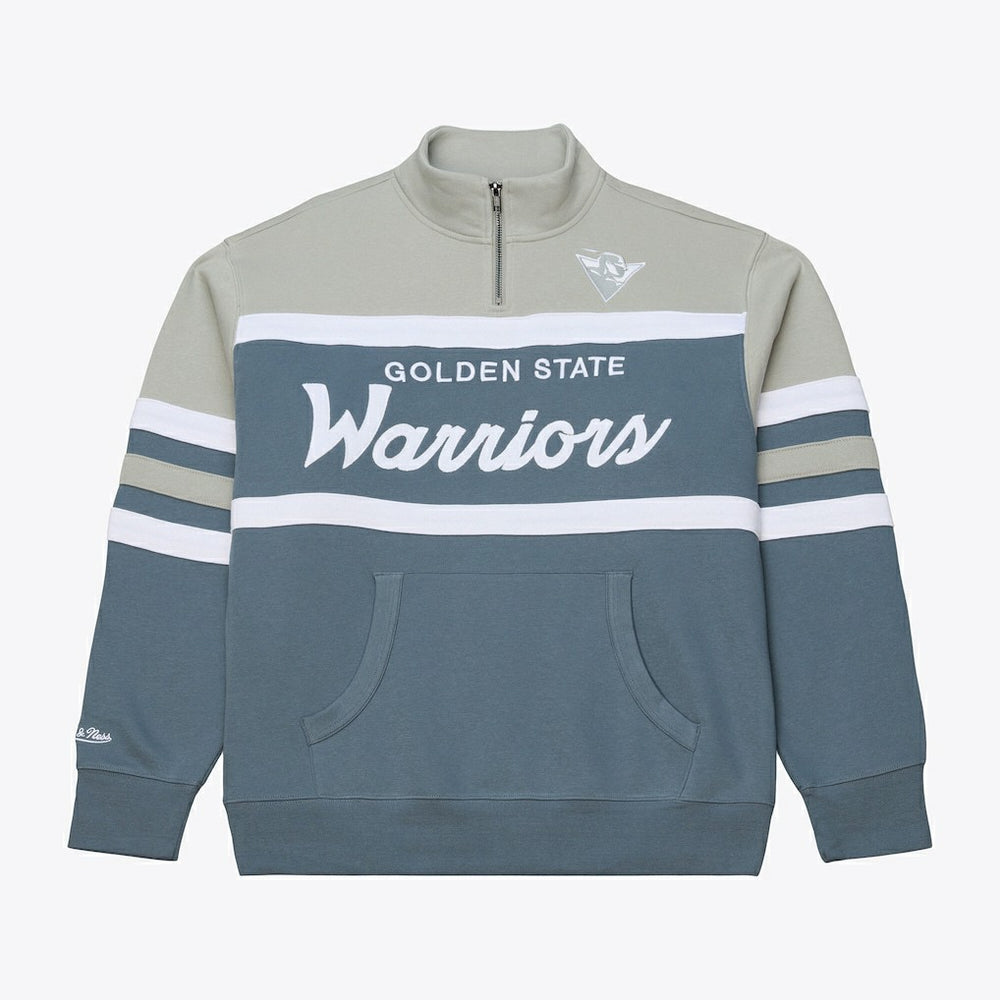 Blue Golden State Warriors Thunderstorm Head Coach Quarter-Zip Jacket sale | NBA