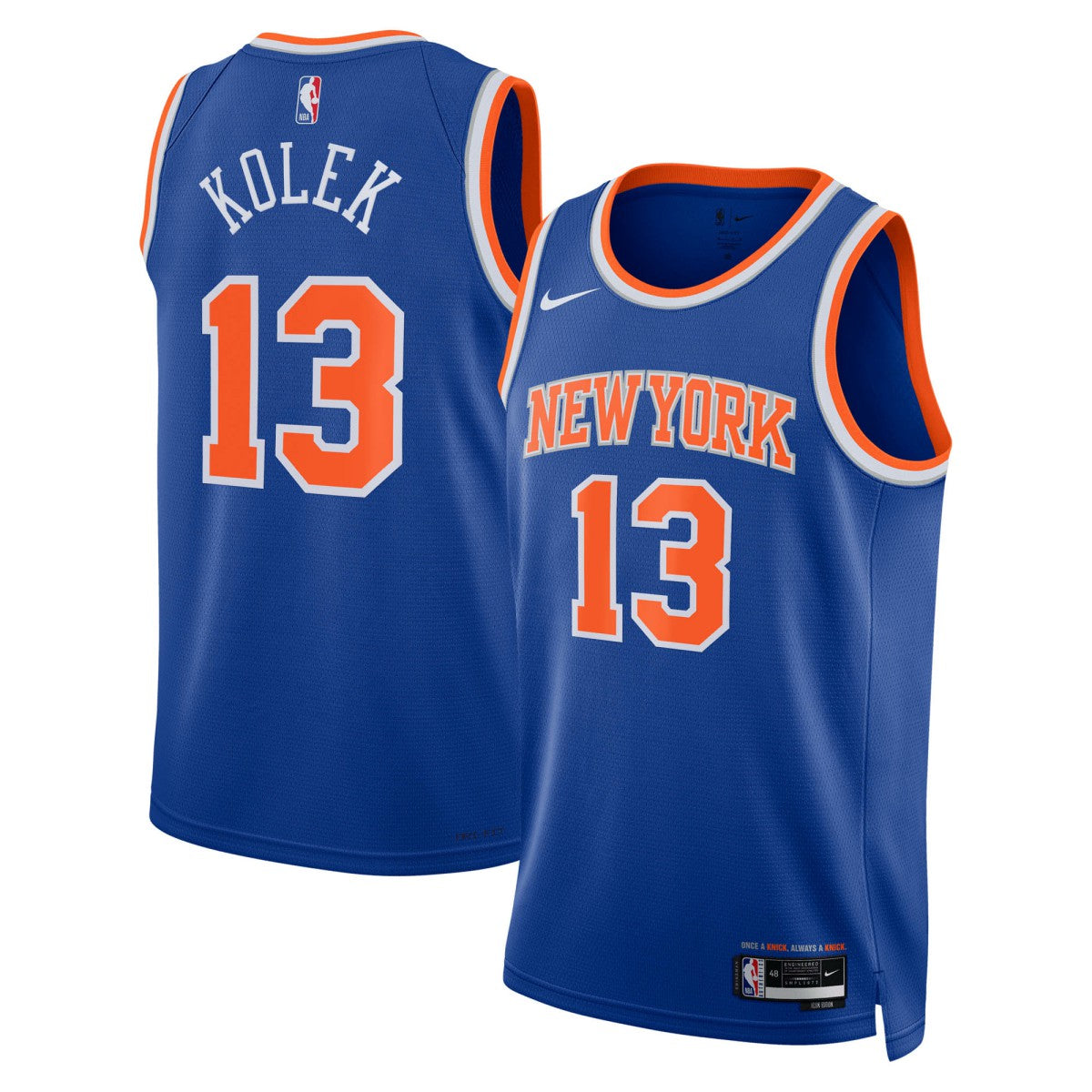 Blue Tyler Kolek New York Knicks Unisex Swingman Jersey | NBA