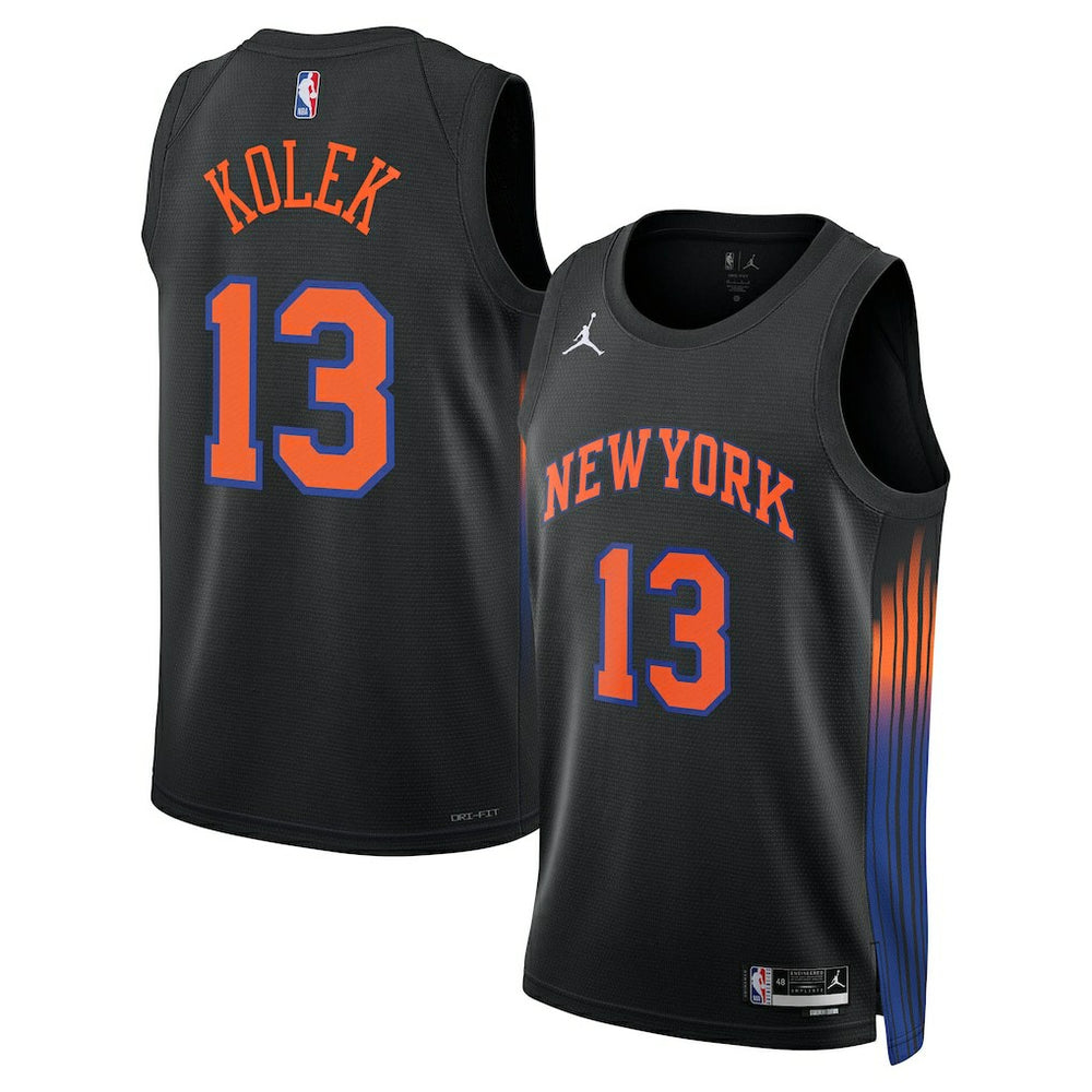 Black Tyler Kolek New York Knicks Jordan Brand Unisex Swingman Jersey | NBA