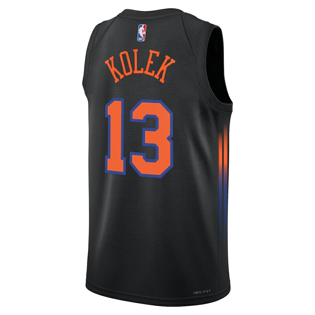 Black Tyler Kolek New York Knicks Jordan Brand Unisex Swingman Jersey | NBA