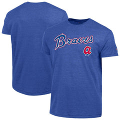 Atlanta Braves Champion Cooperstown Wordmark Lockup Tri-Blend T-Shirt - MLB T-shirts