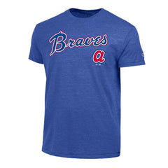 Atlanta Braves Champion Cooperstown Wordmark Lockup Tri-Blend T-Shirt - MLB T-shirts