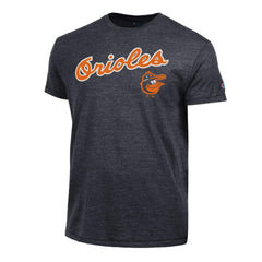 Baltimore Orioles Champion Cooperstown Wordmark Lockup Tri-Blend T-Shirt - MLB T-shirts