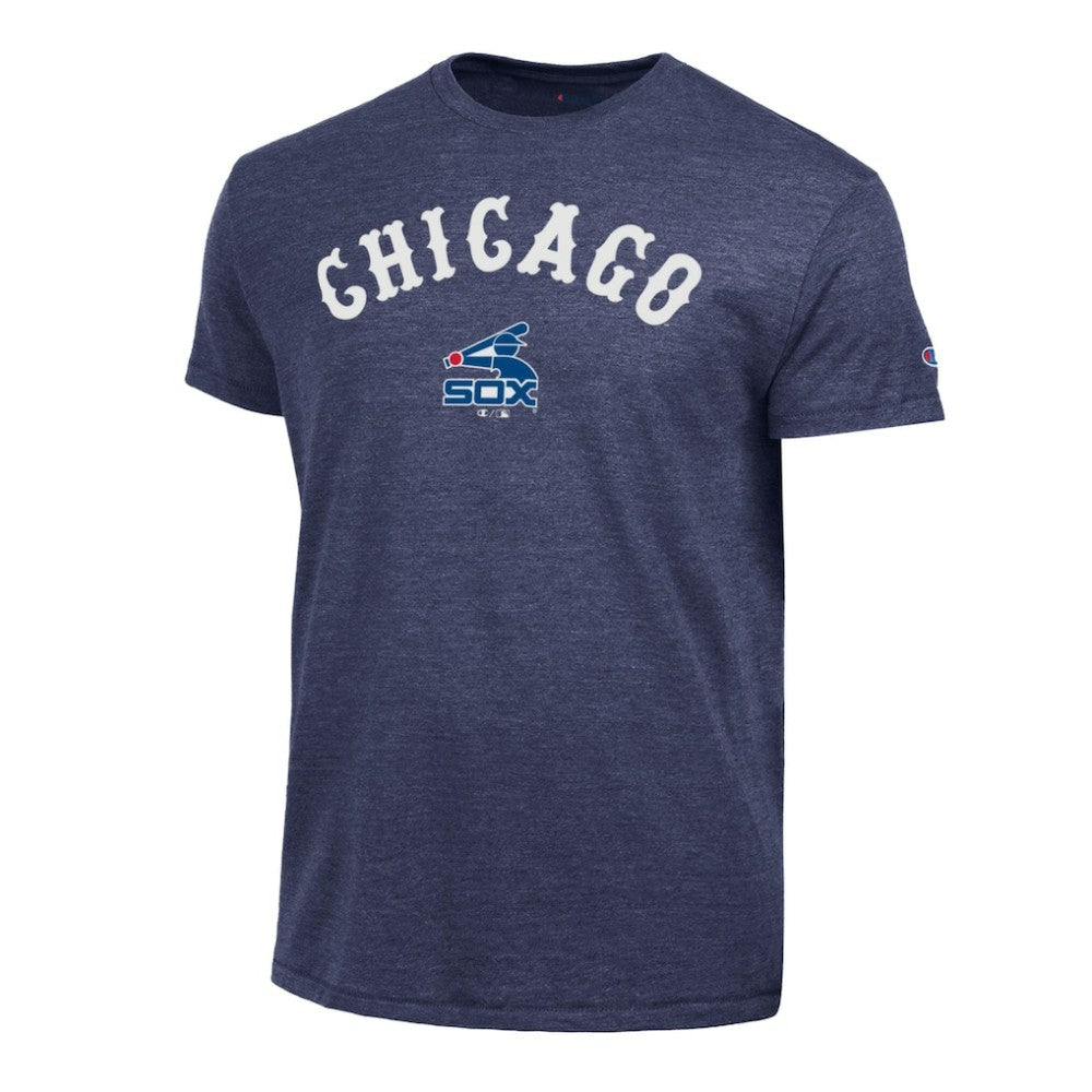 Chicago White Sox Champion Cooperstown Wordmark Lockup Tri-Blend T-Shirt - MLB T-shirts