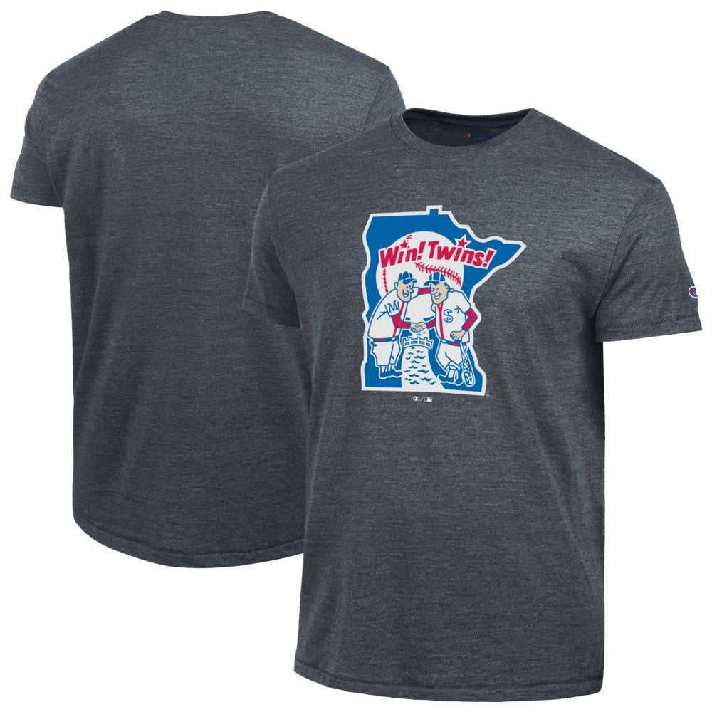 Minnesota Twins Champion Cooperstown Logo Tri-Blend T-Shirt - MLB T-shirts