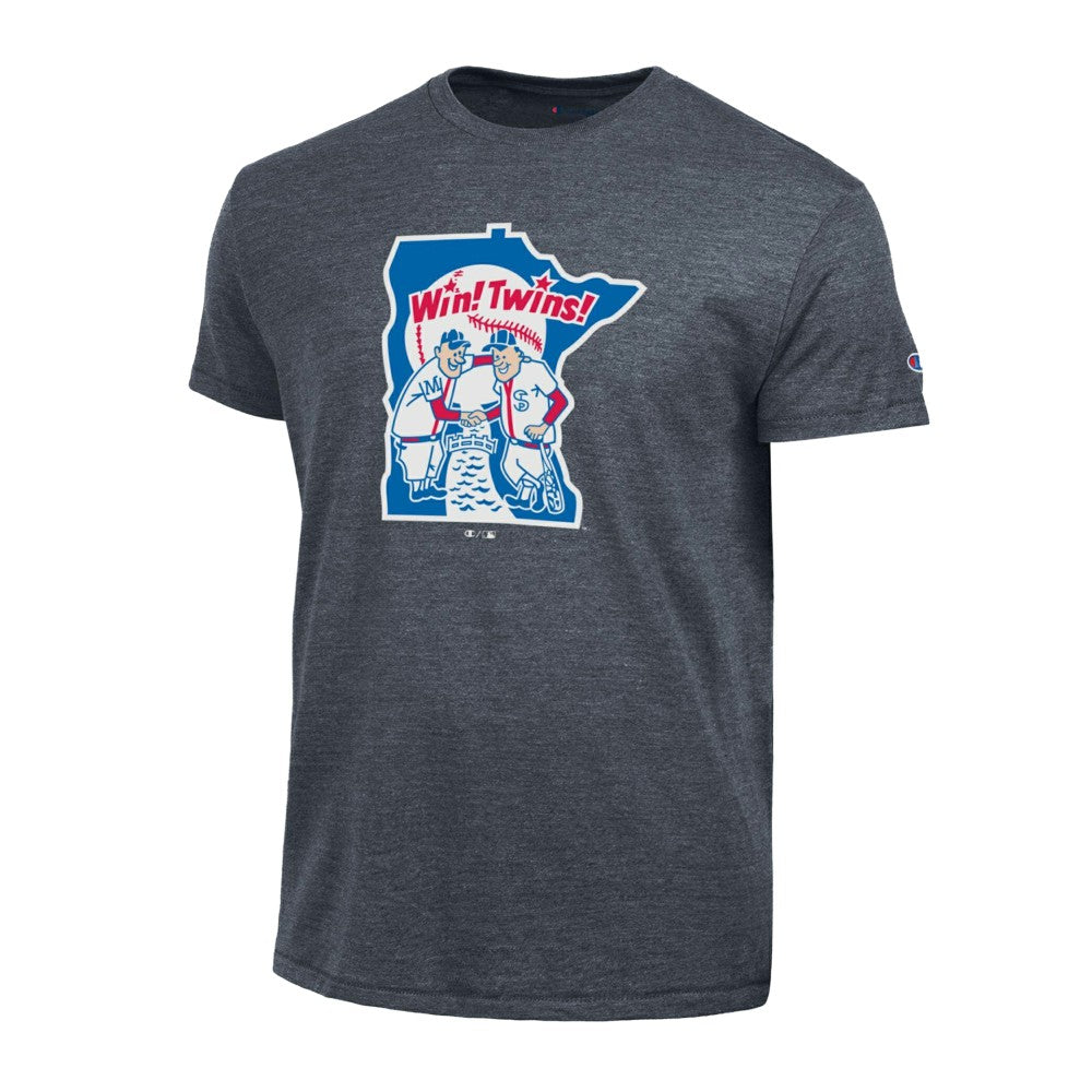 Minnesota Twins Champion Cooperstown Logo Tri-Blend T-Shirt - MLB T-shirts