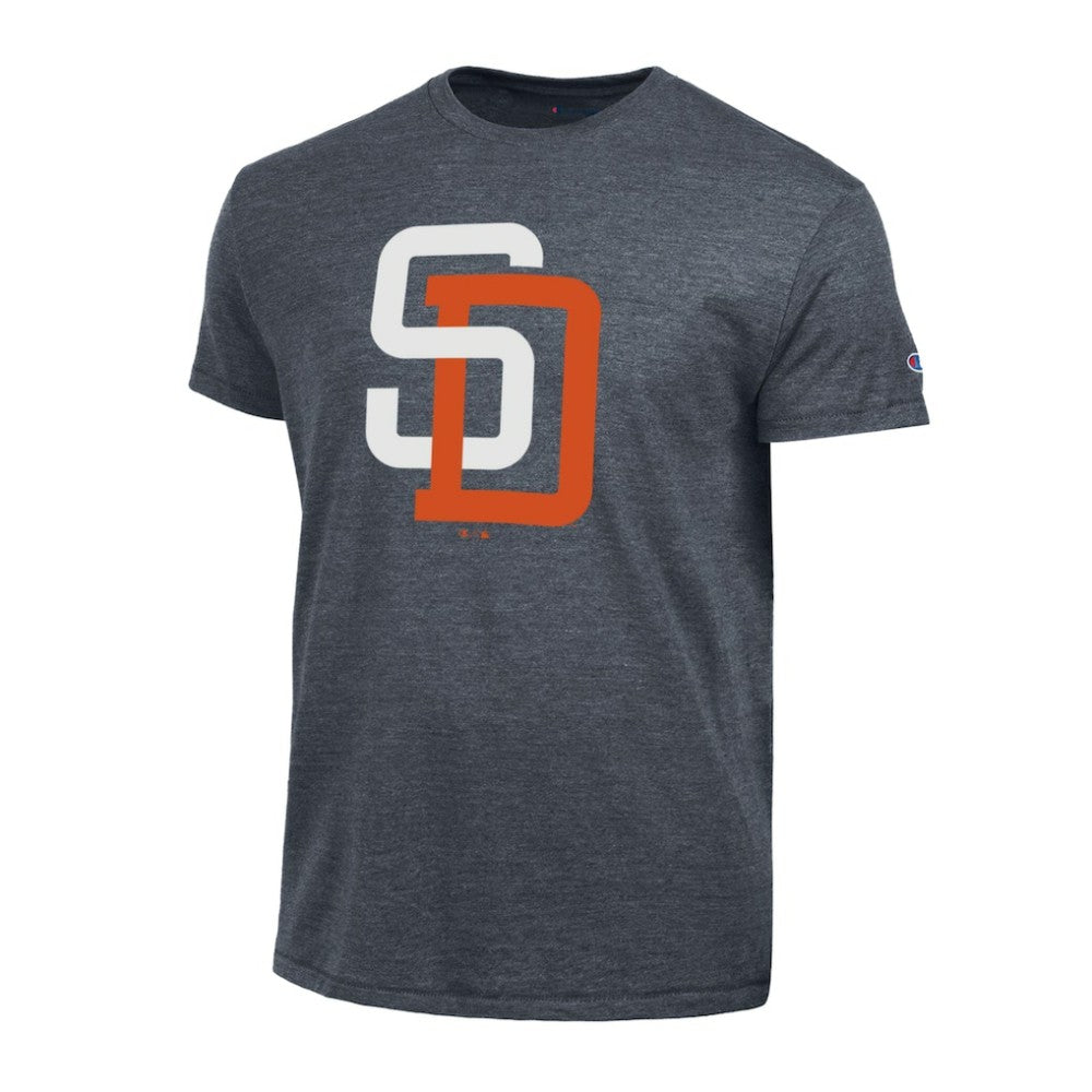 San Diego Padres Champion Cooperstown Logo Tri-Blend T-Shirt - MLB T-shirts