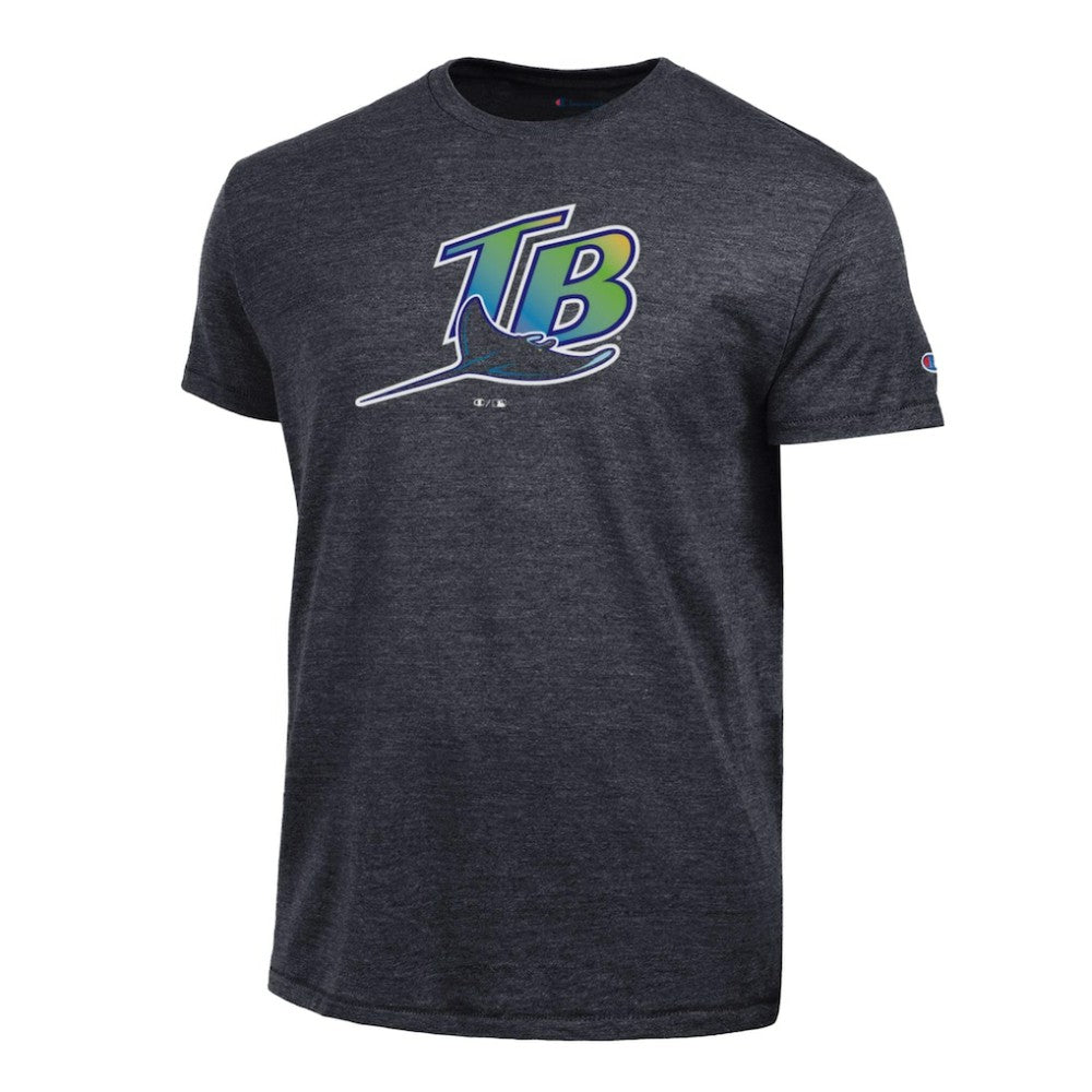 Tampa Bay Rays Champion Cooperstown Logo Tri-Blend T-Shirt - MLB T-shirts