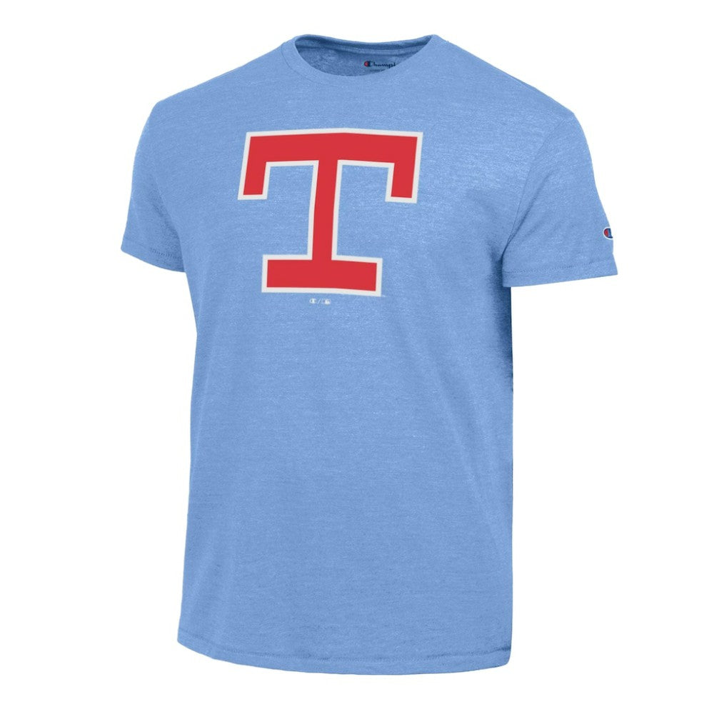 Texas Rangers Champion Cooperstown Logo Tri-Blend T-Shirt - MLB T-shirts