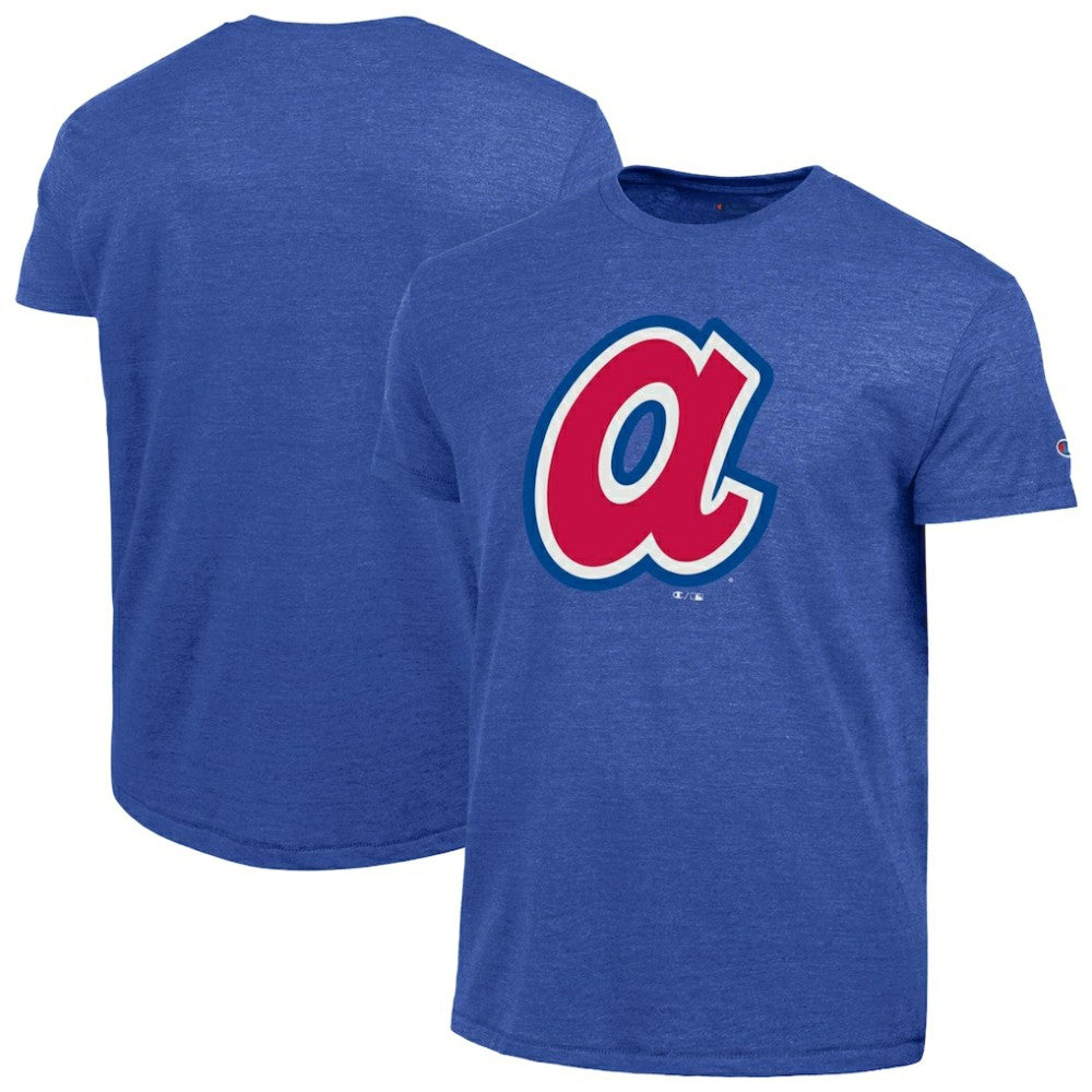 Atlanta Braves Champion Cooperstown Logo Tri-Blend T-Shirt - MLB T-shirts