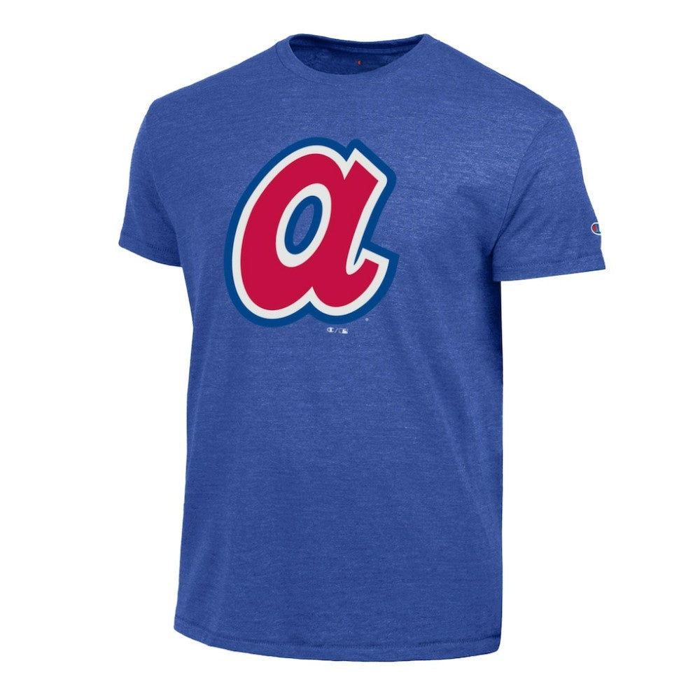 Atlanta Braves Champion Cooperstown Logo Tri-Blend T-Shirt - MLB T-shirts