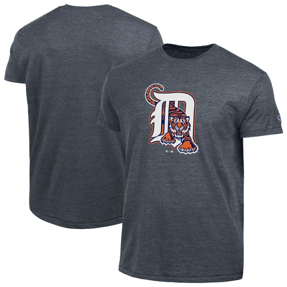 Detroit Tigers Champion Cooperstown Logo Tri-Blend T-Shirt - MLB T-shirts
