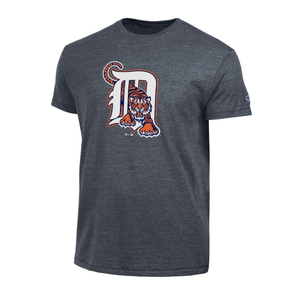 Detroit Tigers Champion Cooperstown Logo Tri-Blend T-Shirt - MLB T-shirts