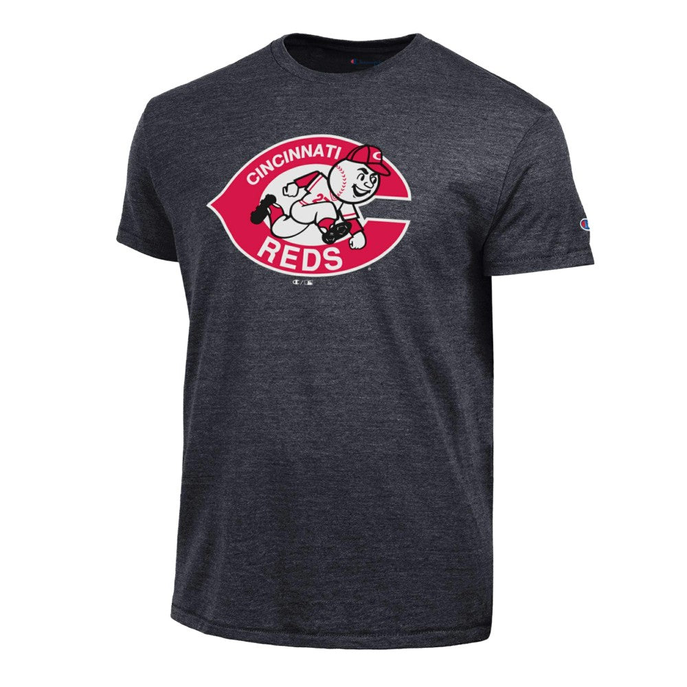 Cincinnati Reds Champion Cooperstown Logo Tri-Blend T-Shirt - MLB T-shirts