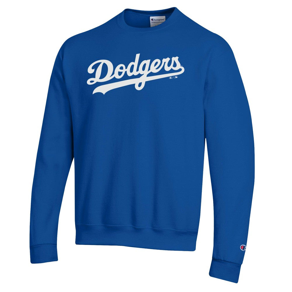 Los Angeles Dodgers Champion Powerblend Wordmark Sweatshirt - MLB Sweatshirts