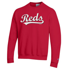 Cincinnati Reds Champion Powerblend Wordmark Sweatshirt - MLB Sweatshirts