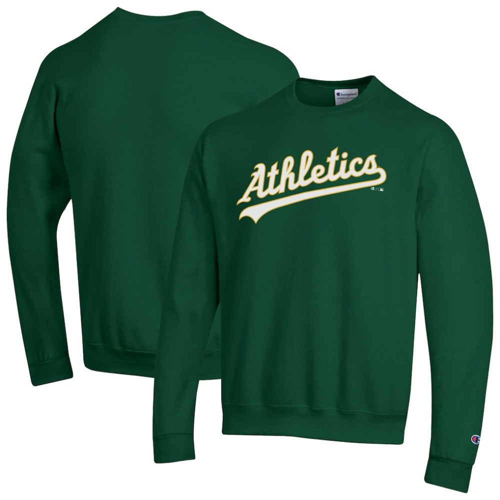 Athletics Champion Powerblend Wordmark Sweatshirt - MLB Sweatshirts