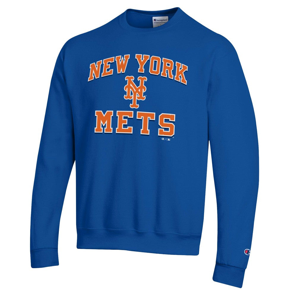 New York Mets Champion Heart & Soul Powerblend Sweatshirt - MLB Sweatshirts