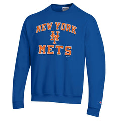New York Mets Champion Heart & Soul Powerblend Sweatshirt - MLB Sweatshirts