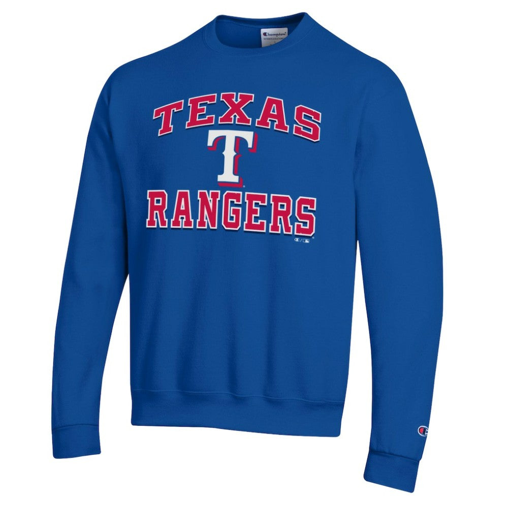 Texas Rangers Champion Heart & Soul Powerblend Sweatshirt - MLB Sweatshirts