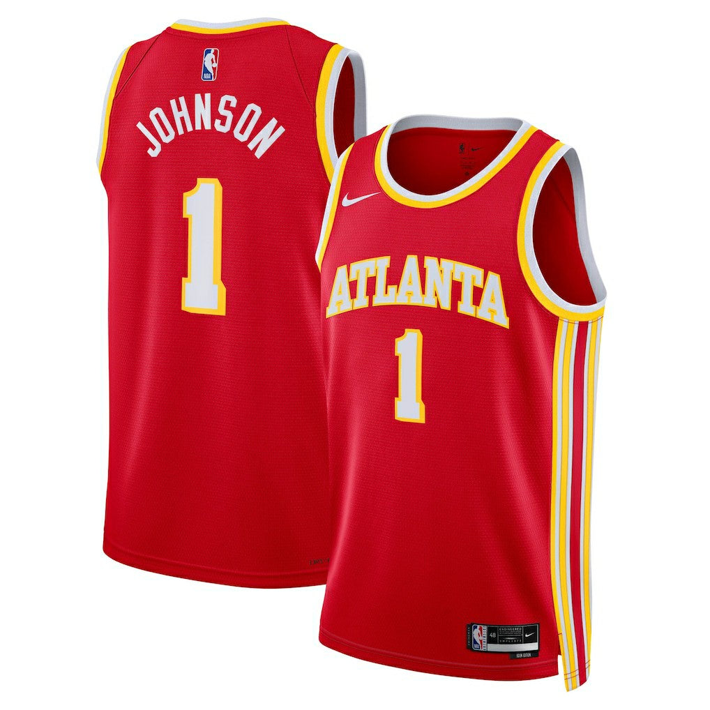 Red Jalen Johnson Atlanta Hawks Unisex Swingman Jersey | NBA