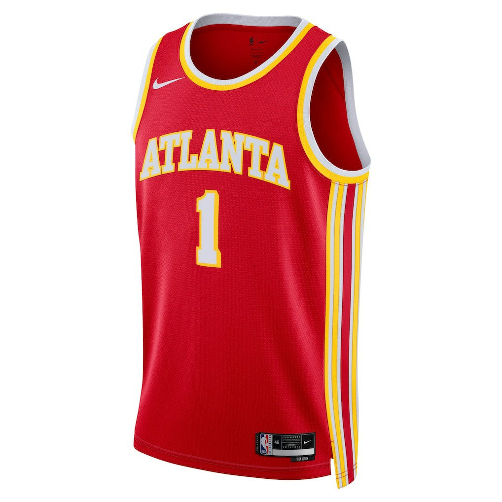 Red Jalen Johnson Atlanta Hawks Unisex Swingman Jersey | NBA