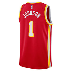 Red Jalen Johnson Atlanta Hawks Unisex Swingman Jersey | NBA