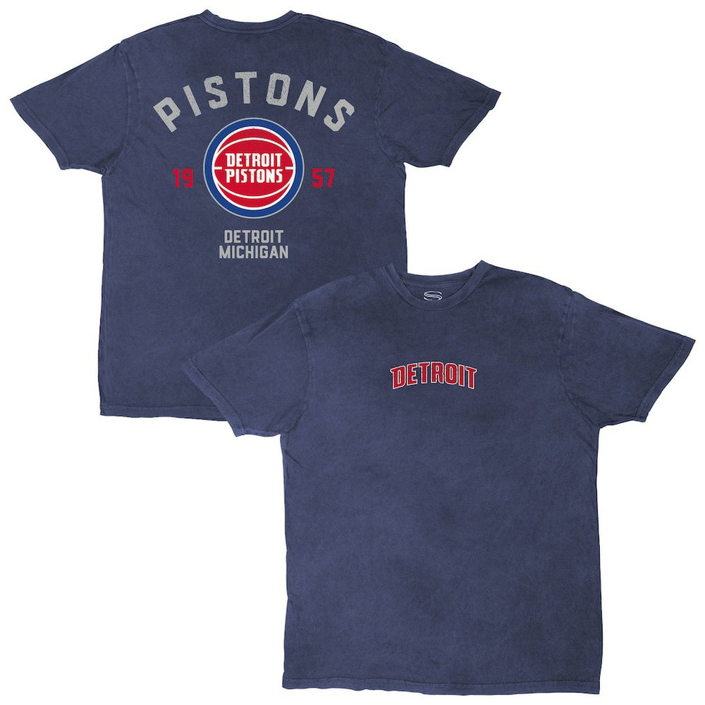 Blue Detroit Pistons Stadium Essentials Unisex Get Back Vintage T-Shirt sale | NBA