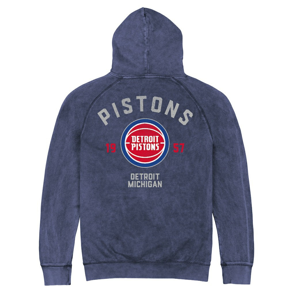 Blue Detroit Pistons Stadium Essentials Unisex Get Back Vintage Raglan Hoodie sale | NBA