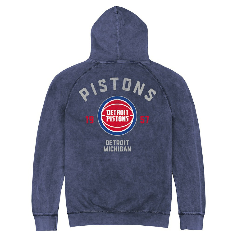 Blue Detroit Pistons Stadium Essentials Unisex Get Back Vintage Raglan Hoodie sale | NBA