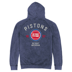Blue Detroit Pistons Stadium Essentials Unisex Get Back Vintage Raglan Hoodie sale | NBA