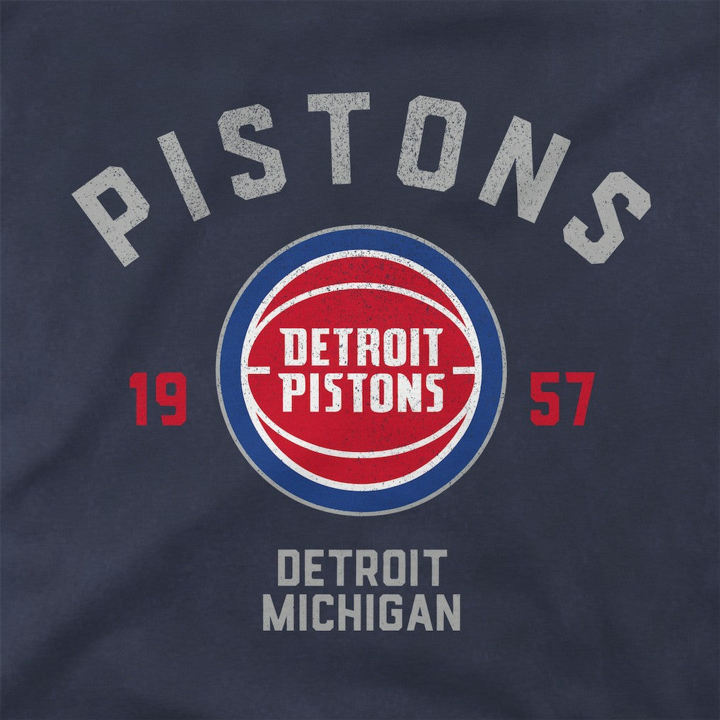 Blue Detroit Pistons Stadium Essentials Unisex Get Back Vintage Raglan Hoodie sale | NBA