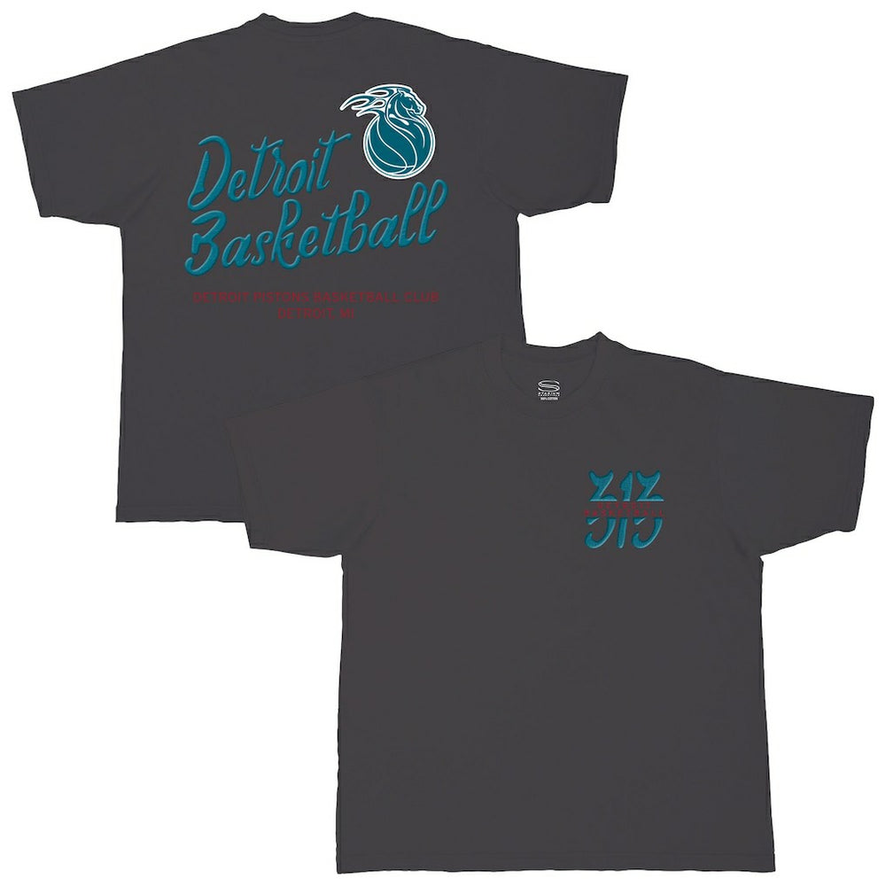 Black Detroit Pistons Stadium Essentials Unisex Local Barfly Urban T-Shirt sale | NBA