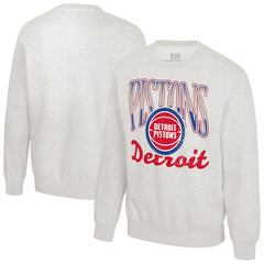 Oatmeal Detroit Pistons Stadium Essentials Unisex Sky High Fleece Sweatshirt sale | NBA