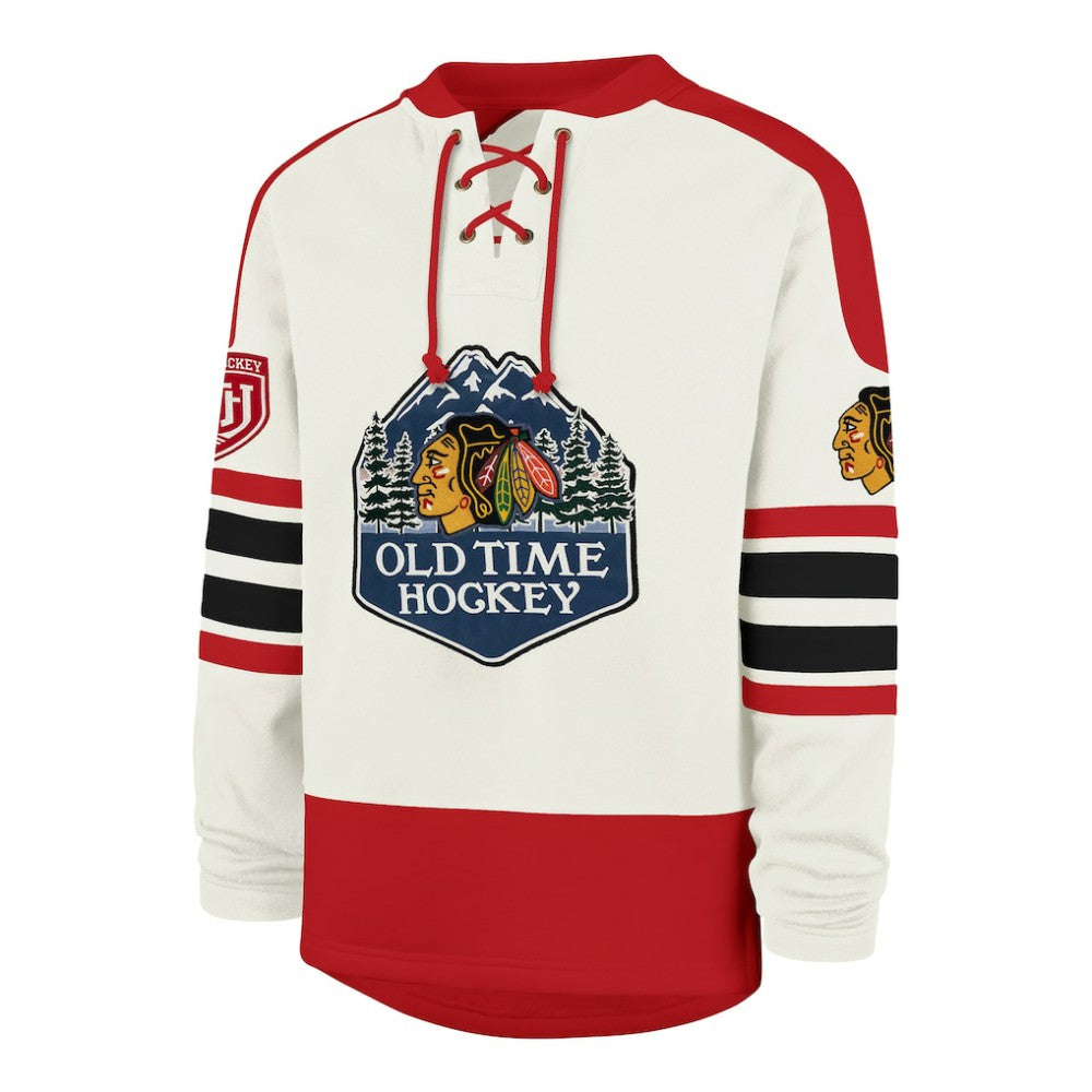 Chicago Blackhawks '47 Pond Hockey Trio Eternal Lacer Sweatshirt -  NHL Sweatshirts