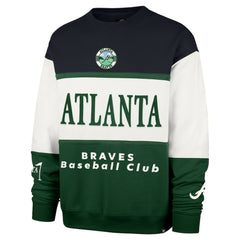 Atlanta Braves '47 Tee Up Maximalist Fleece Sweatshirt - MLB Sweatshirts