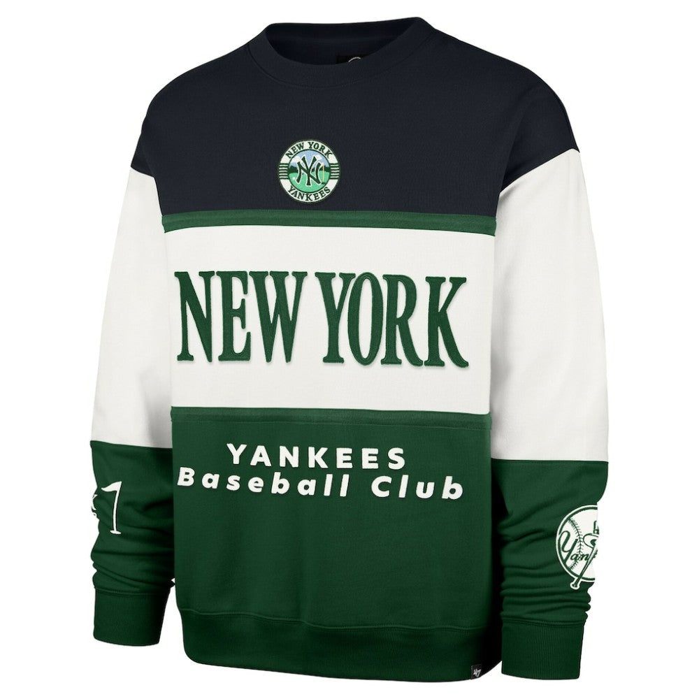 New York Yankees '47 Tee Up Maximalist Fleece Sweatshirt - MLB Sweatshirts