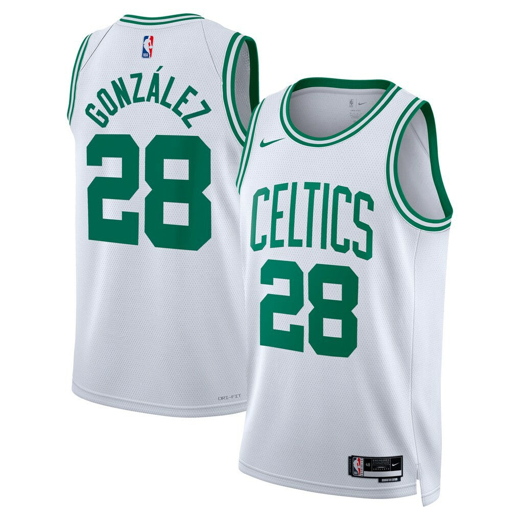 White Hugo González Boston Celtics Unisex Swingman Jersey | NBA
