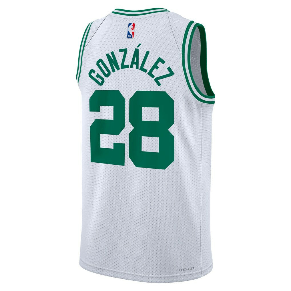 White Hugo González Boston Celtics Unisex Swingman Jersey | NBA