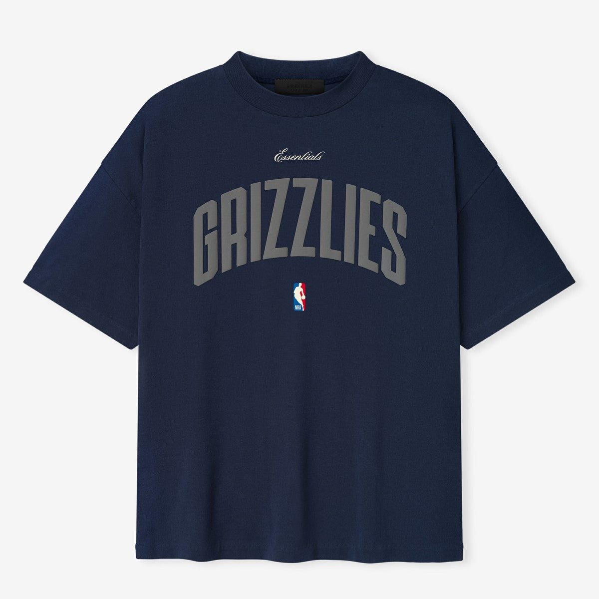 Navy Memphis Grizzlies Fear of God x NBA Unisex 90s Fit T-Shirt | NBA
