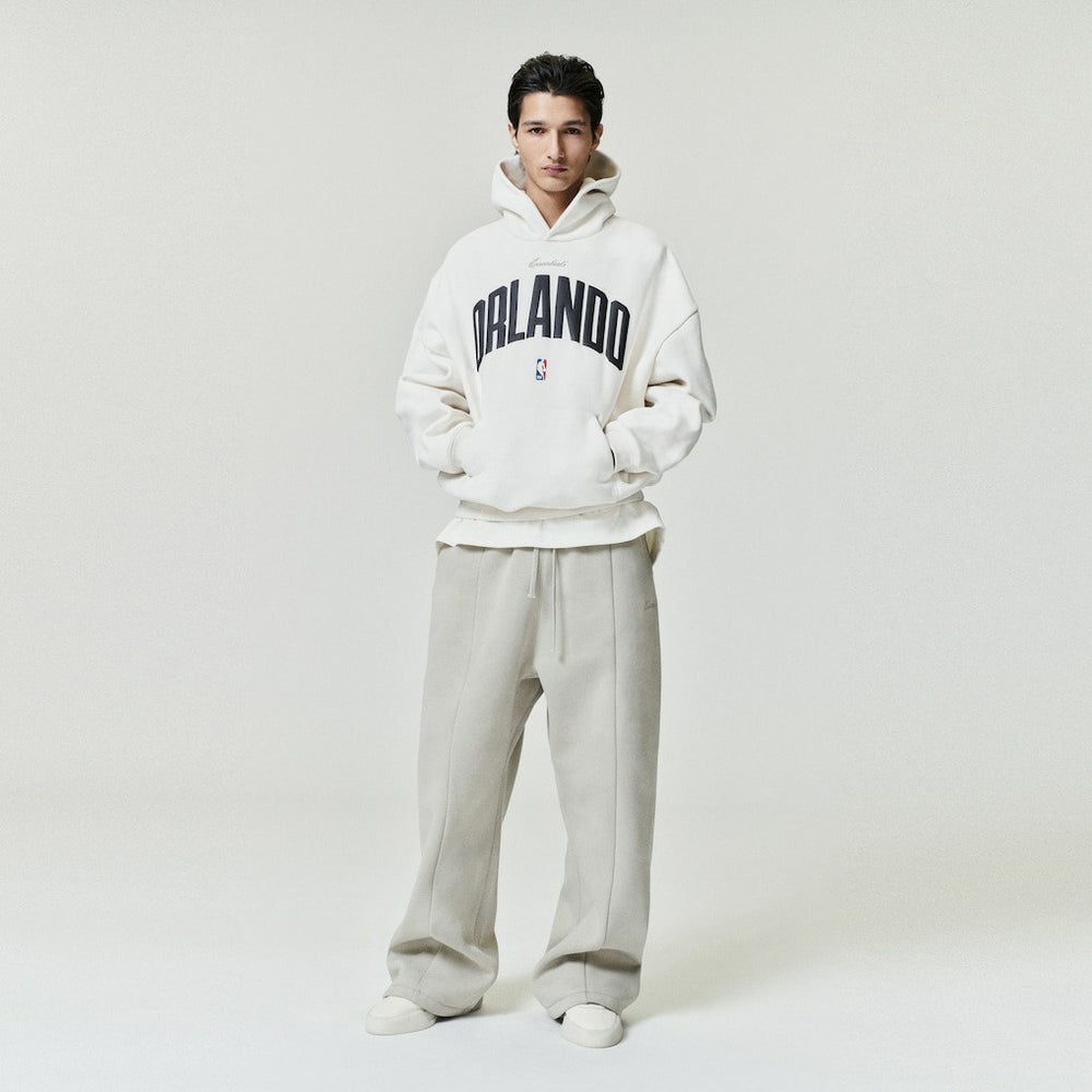 Cream Orlando Magic Fear of God x NBA Unisex 90s Hoodie sale | NBA