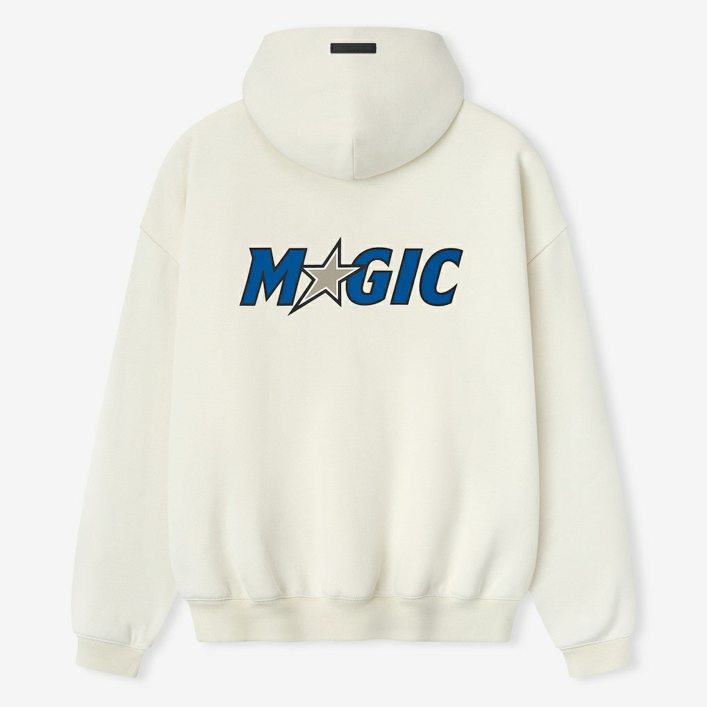 Cream Orlando Magic Fear of God x NBA Unisex 90s Hoodie sale | NBA