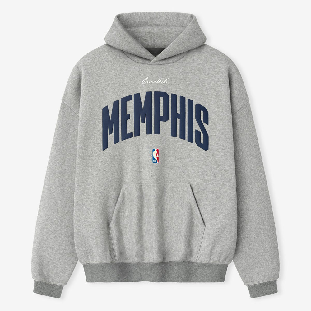 Heather Gray Memphis Grizzlies Fear of God x NBA Unisex 90s Hoodie | NBA