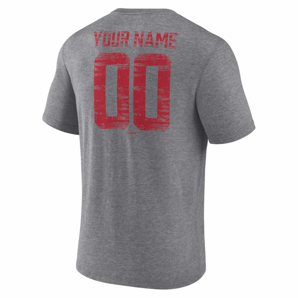 Arizona Diamondbacks Heritage Personalized Any Name & Number Tri-Blend T-Shirt - MLB T-shirts