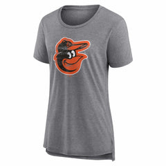 Baltimore Orioles Women's Heritage Personalized Any Name & Number Tri-Blend T-Shirt - MLB T-shirts